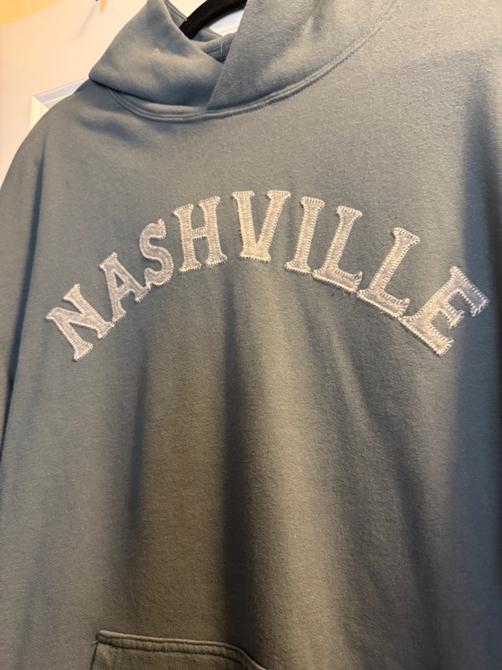 NEW!! Hollister Nashville Hoodie in Slate Blue size XL - Picture 5 of 7